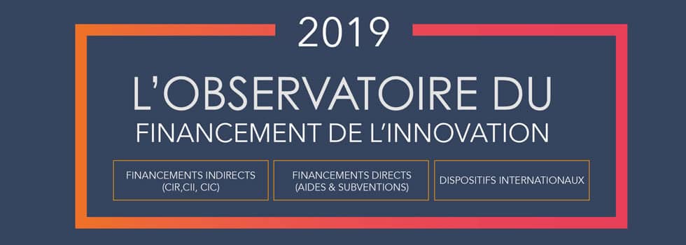 observatoire du financement de l'innovation 2019