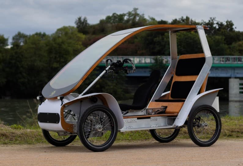 Figure 7 : Quadricycle hybride low-tech, conçu par Acticycle.